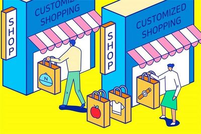 現代城市生活服務交通醫療快遞新能源汽車插畫